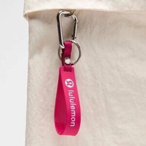 Lululemon Silicone Keychain